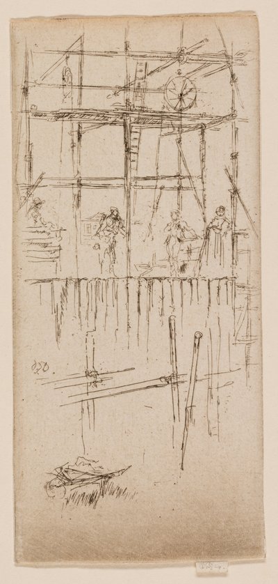 Échafaudage de Savoie - James Abbott McNeill Whistler
