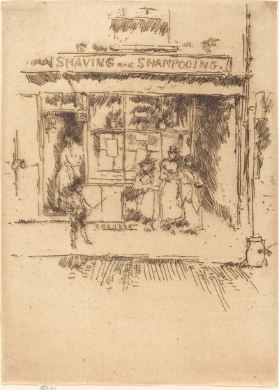 Rasage et shampooing - James Abbott McNeill Whistler
