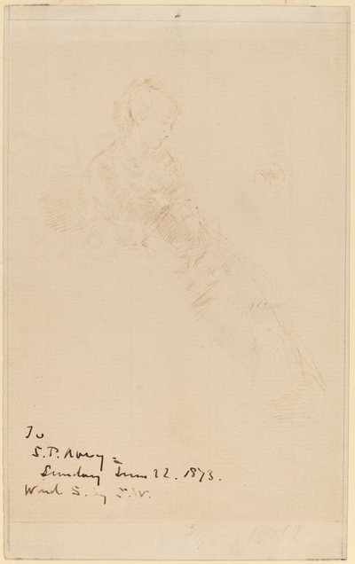 Esquisse de Maud - James Abbott McNeill Whistler