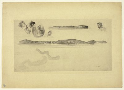 Croquis sur la plaque de l