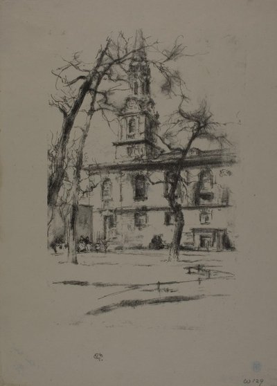 St. Giles-in-the-Fields - James Abbott McNeill Whistler