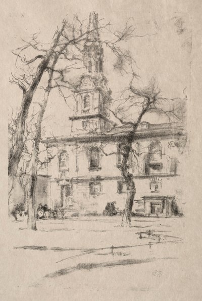 St. Giles-in-the-Fields - James McNeill Whistler