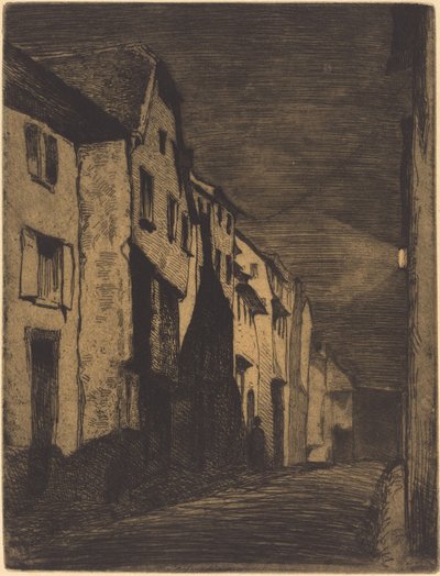 Rue à Saverne - James Abbott McNeill Whistler