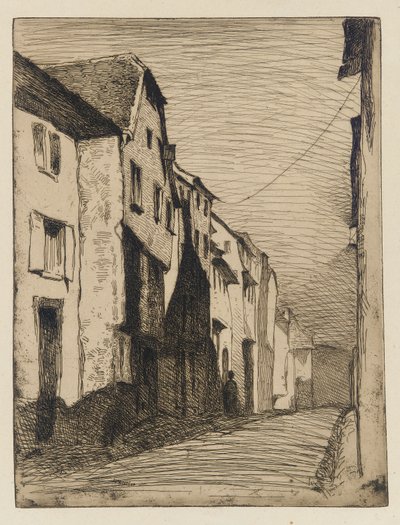 Rue à Saverne - James Abbott McNeill Whistler