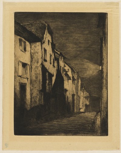 Rue à Saverne - James Abbott McNeill Whistler