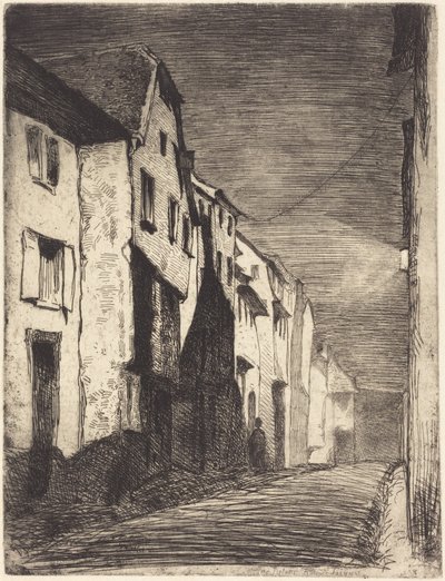 Rue à Saverne - James McNeill Whistler