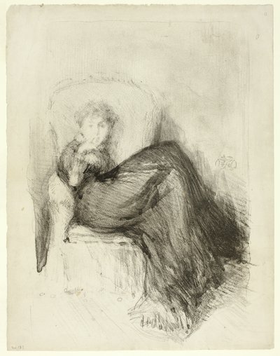 Étude : Maud assise - James Abbott McNeill Whistler