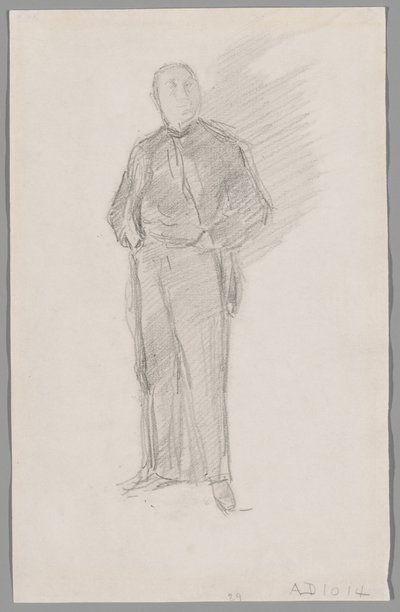 Étude pour le portrait de Thomas Way - James McNeill Whistler