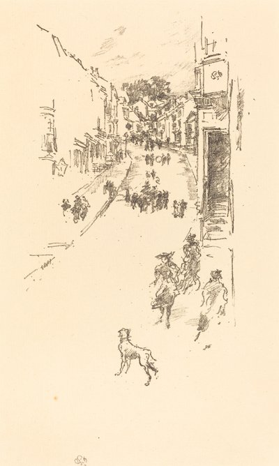 Dimanche, Lyme Regis - James Abbott McNeill Whistler
