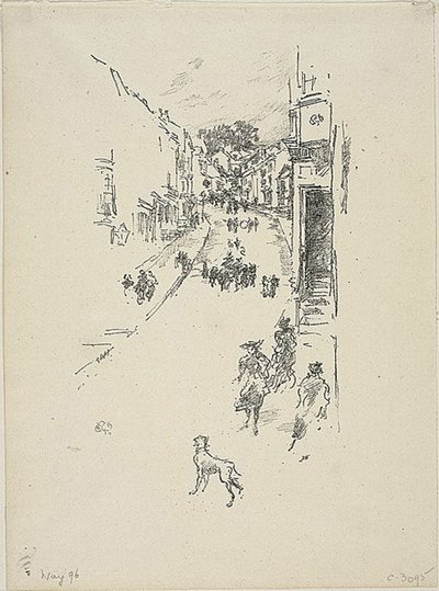 Dimanche, Lyme Regis - James Abbott McNeill Whistler
