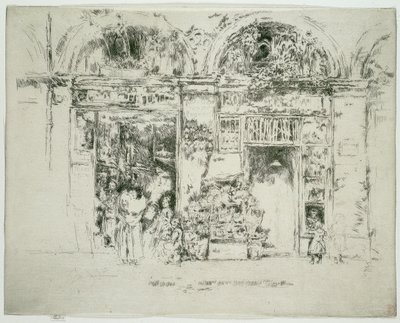 Tournesols, Marché Saint-Germain, Paris - James Abbott McNeill Whistler