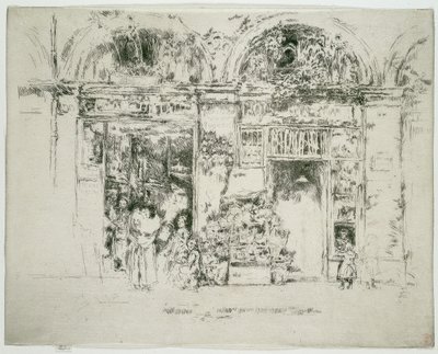 Tournesols, Marché Saint-Germain, Paris - James McNeill Whistler