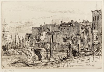 Police de la Tamise - James Abbott McNeill Whistler