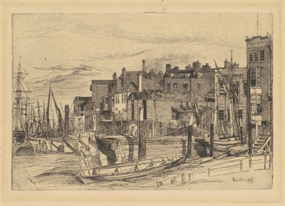 Police de la Tamise - James Abbott McNeill Whistler