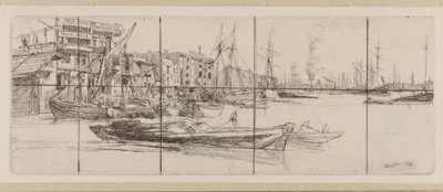 Entrepôts de la Tamise - James Abbott McNeill Whistler