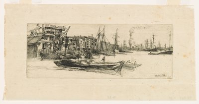 Entrepôts de la Tamise - James Abbott McNeill Whistler