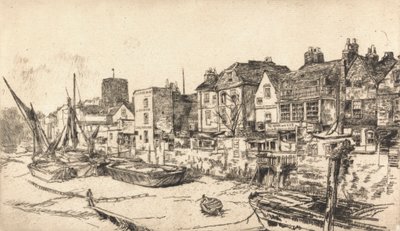 La taverne Adam et Eve, vieux Chelsea - James Abbott McNeill Whistler