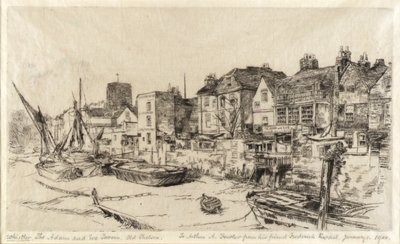 Taverne Adam et Eve, Old Chelsea - James McNeill Whistler