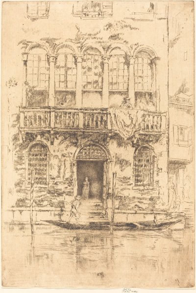 Le balcon - James Abbott McNeill Whistler