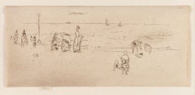 La Plage, Ostende - James Abbott McNeill Whistler
