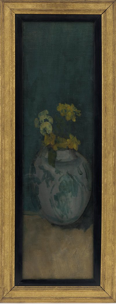 La Fille Bleue (fragment) : Jaune et Bleu - James Abbott McNeill Whistler