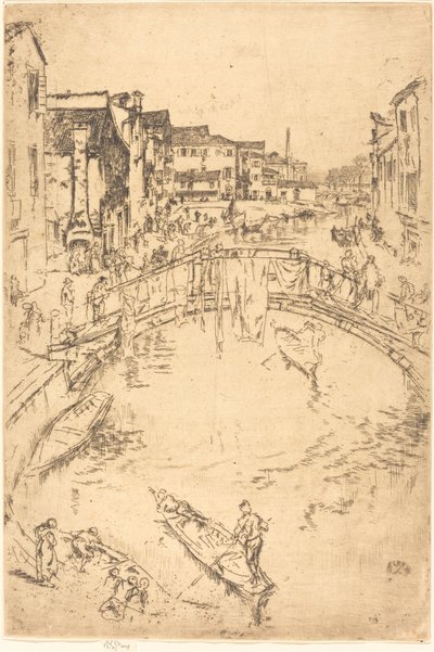 Le Pont - James Abbott McNeill Whistler