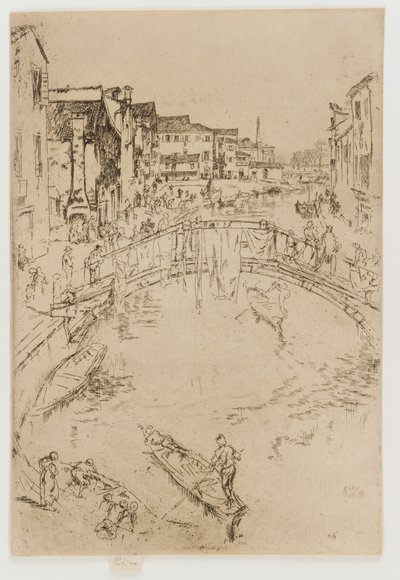 Le Pont, Santa Marta - James Abbott McNeill Whistler