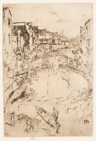 Le Pont, Santa Marta - James Abbott McNeill Whistler
