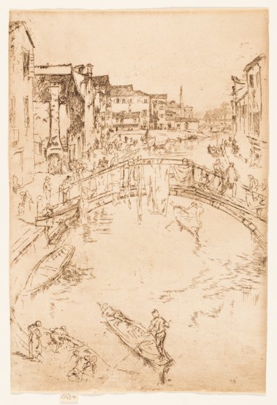 Le pont, Santa Marta - James Abbott McNeill Whistler