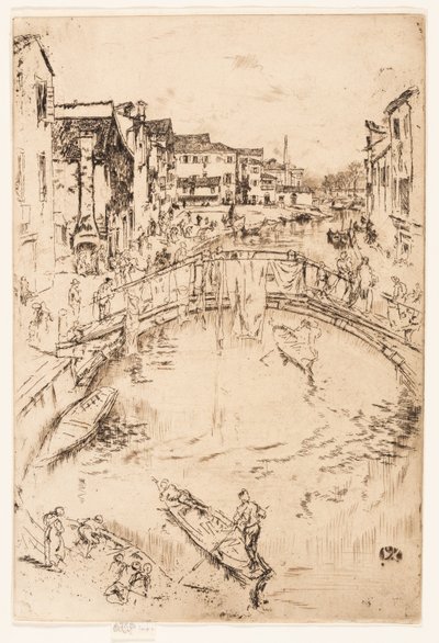 Le pont, Santa Marta - James Abbott McNeill Whistler