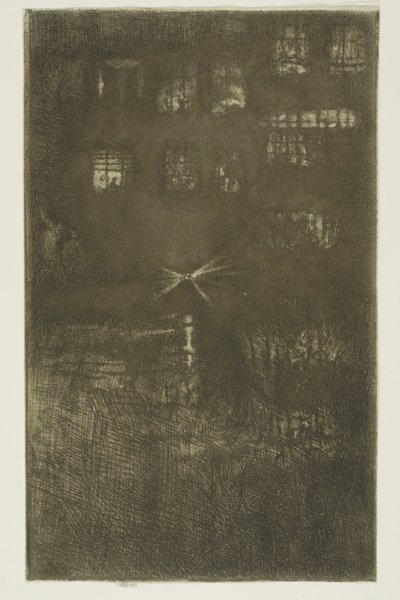 La Maison de la danse : Nocturne - James Abbott McNeill Whistler