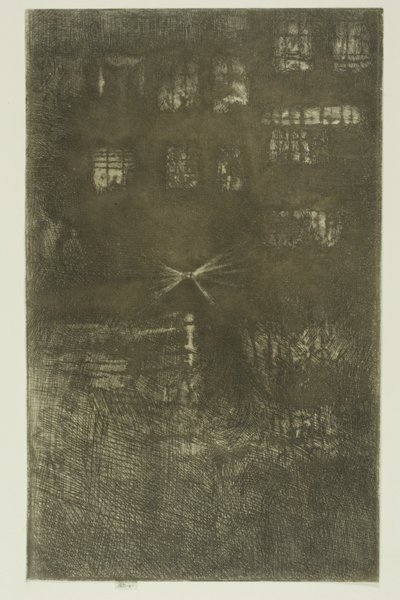 La Maison de la Danse : Nocturne - James Abbott McNeill Whistler