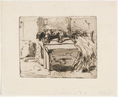 Le Chien sur le chenil - James Abbott McNeill Whistler