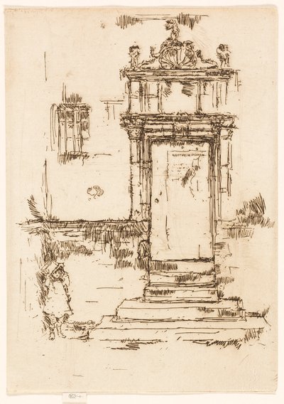 La Porte de la Chapelle, Montrésor - James McNeill Whistler