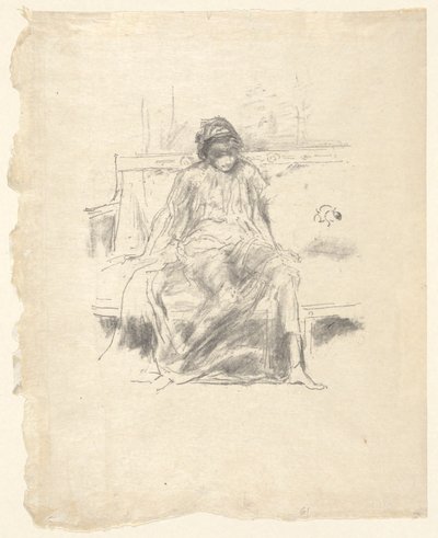 La figure drapée assise - James Abbott McNeill Whistler
