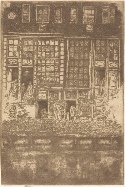 Le rideau brodé - James Abbott McNeill Whistler
