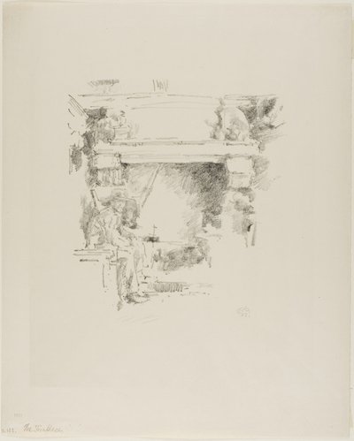 La cheminée - James Abbott McNeill Whistler