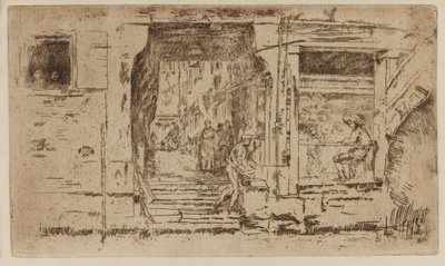 La Poissonnerie, Venise - James Abbott McNeill Whistler