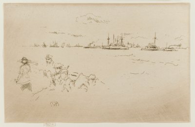 La flotte : Moniteurs - James Abbott McNeill Whistler