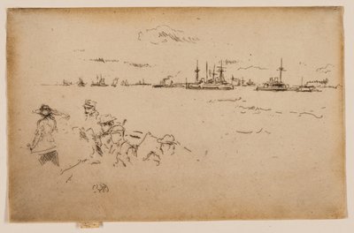 La flotte : Moniteurs - James Abbott McNeill Whistler