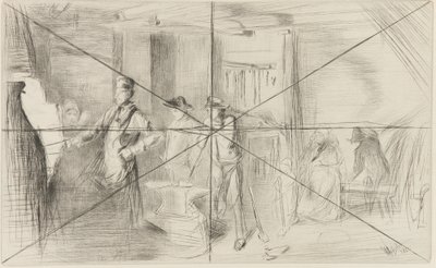 La forge - James Abbott McNeill Whistler