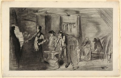 La Forge - James Abbott McNeill Whistler