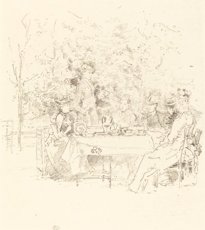 Le Jardin - James Abbott McNeill Whistler