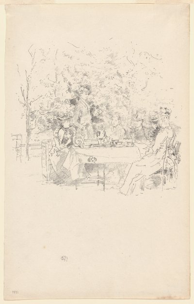 Le jardin - James Abbott McNeill Whistler