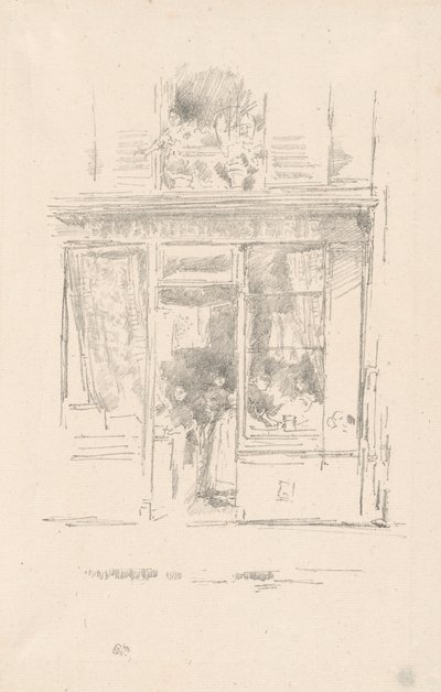 La blanchisseuse : "La Blanchisseuse de la Place Dauphine" - James Abbott McNeill Whistler
