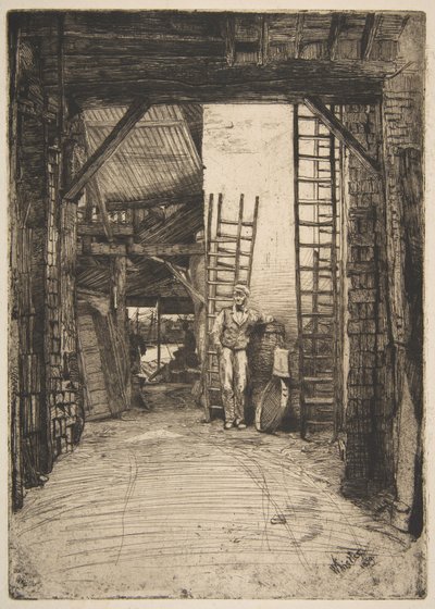 Le chaufournier (W. Jones, chaufournier, Thames Street) - James McNeill Whistler