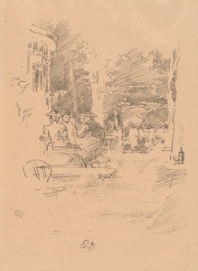 Le Petit Café au Bois - James McNeill Whistler