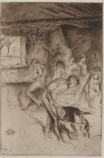 La Petite Forge, Liverpool - James Abbott McNeill Whistler