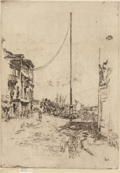 Le petit mât - James Abbott McNeill Whistler