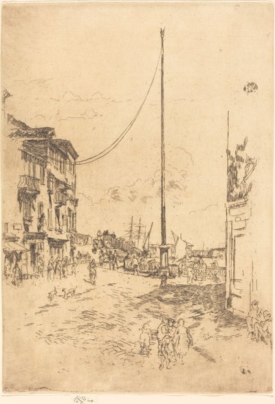 Le Petit Mât - James Abbott McNeill Whistler